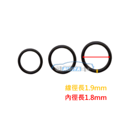 通用型油環 P系列 O型環 緊迫條 O-Ring / 1.9MM  P2 / 10入